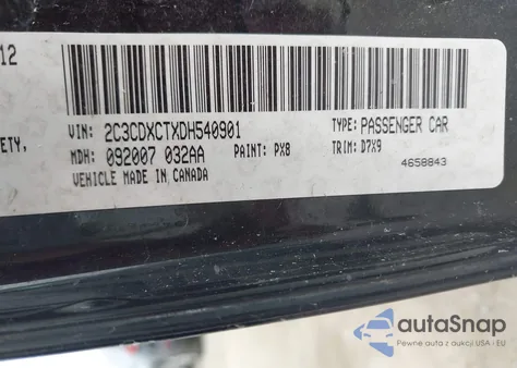 2013 Dodge Charger R/T from USA, damaged, VIN 2C3CDXCTXDH540901